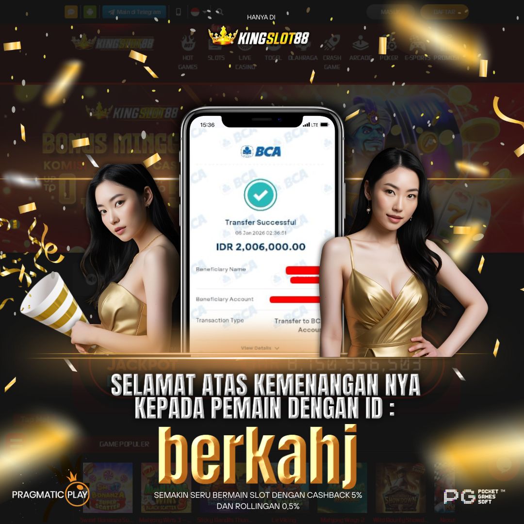 SELAMAT ATAS KEMENANGANNYA UNTUK ID :berkahj